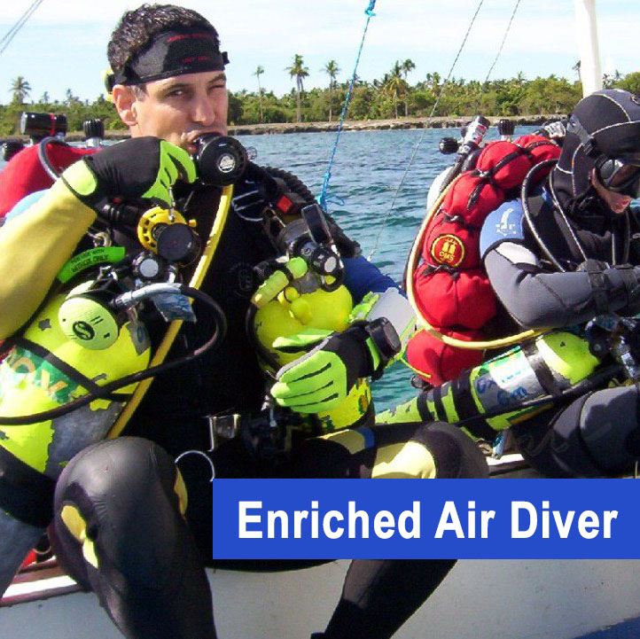 Enriched air diver